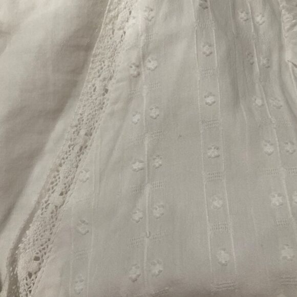 ZARA Linen Patten & Embroidery Dress NWT SIZE SMALL - Picture 6 of 7